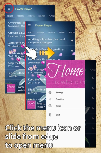 Flower Music Player - Preview 7