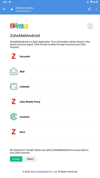 Zoho Mail - Preview 2