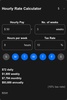 Hourly Rate Calculator screenshot 1