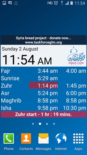 GLMCC Prayer Times - Preview 3