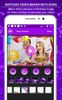 Birthday Video Maker With Birthday Music screenshot 3