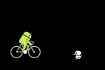 Droid Live Wallpaper bicycle screenshot 1