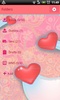 GO SMS Hearts Theme screenshot 1
