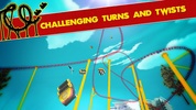 Roller coaster 3D screenshot 2