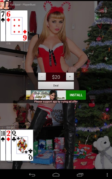 Sexy Strip Blackjack Christmas - Preview 2