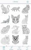 Cat Coloring Pages for Adults screenshot 7