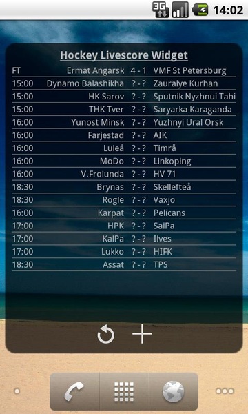 Hockey Livescore Widget - Preview 23