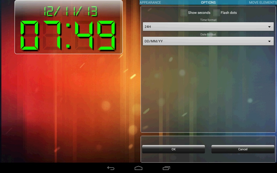 LED clock widget lite - Preview 7