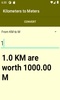 Kilometers to Meters converter screenshot 4