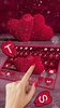 Red Love Hearts Keyboard Backg screenshot 4
