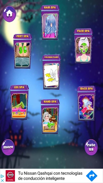 Halloween Princess Makeover Salon - Girls Game - Preview 7