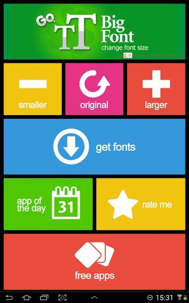 Big Font(change font size) - Preview 5
