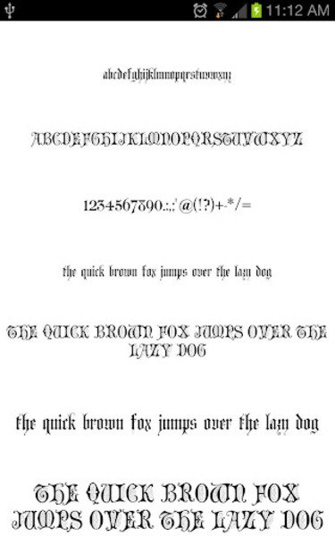 Old English Fonts - Preview 4