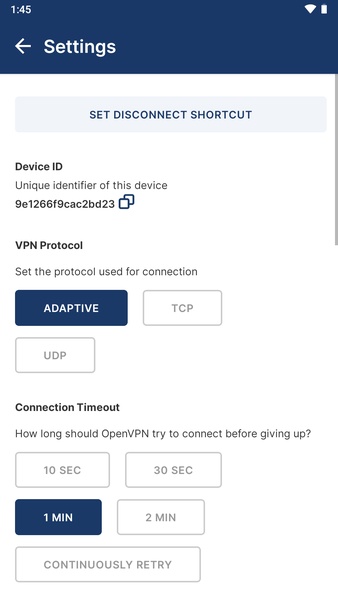 OpenVPN Connect - Preview 6