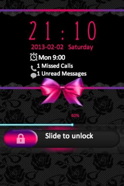 Black Lace Go Locker GOLocker Theme - Preview 1