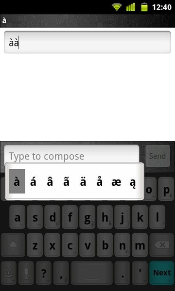 Classic PC AnySoftKeyboard Theme - Preview 3