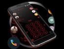 Theme Dialer Circle Black Red screenshot 1