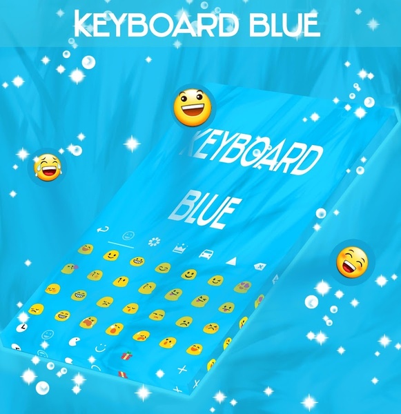 Keyboard Theme Blue - Preview 3