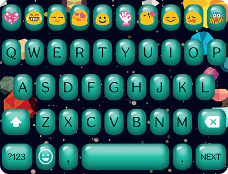 Bubble Love Skin Keyboard - Preview 1