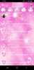 SMS Theme Sparkling Pink 2 screenshot 3