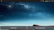 Star flying live wallpaper screenshot 3
