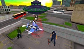 Flying UFO Robot Game:Alien SpaceShip Battle screenshot 7