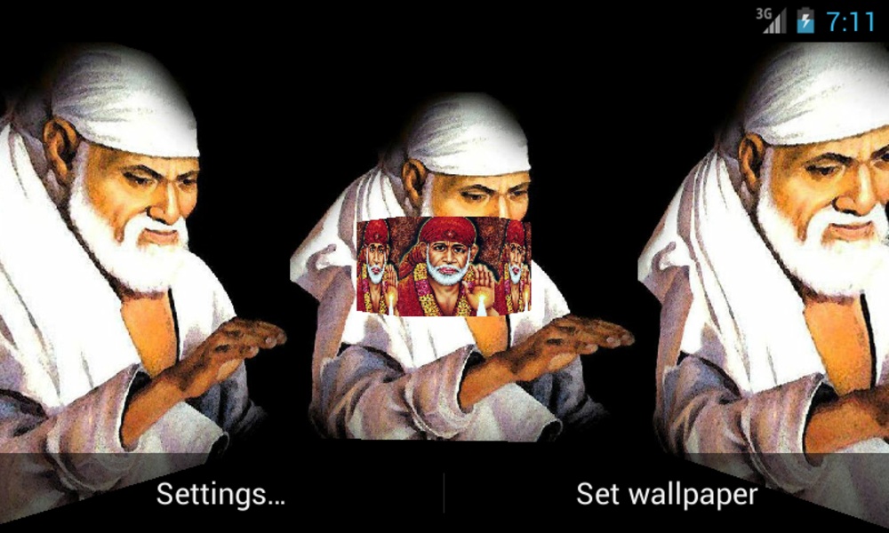 Shirdi Sai Baba 3D Live Wallpaper - Preview 3
