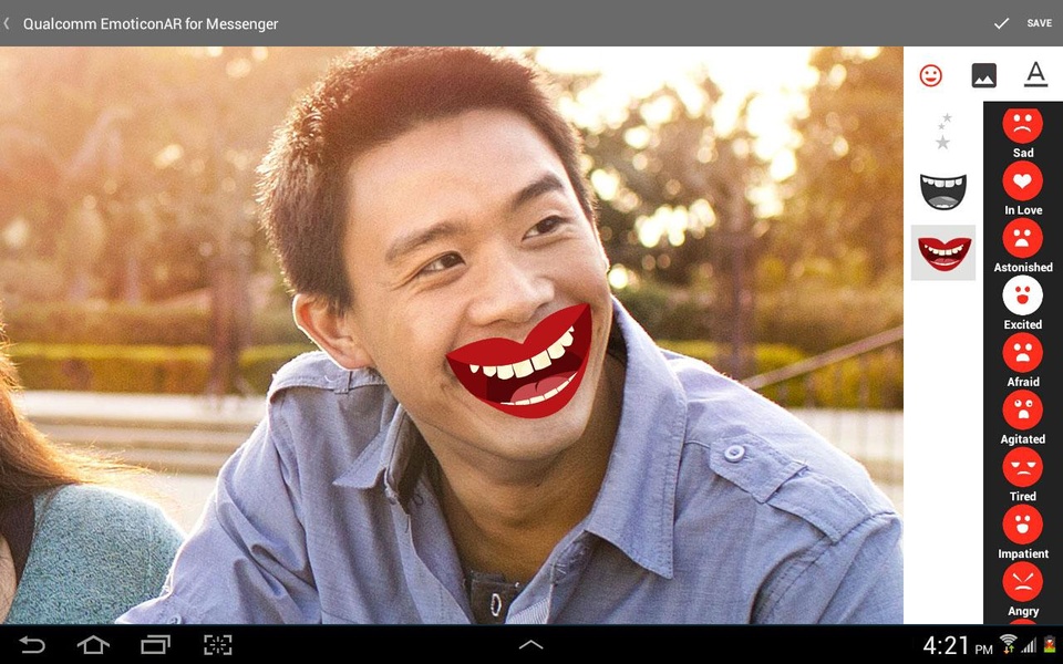 Qualcomm EmoticonAR for Messenger - Preview 3