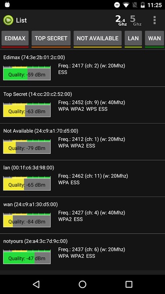 Wifi Analyzer - Preview 18