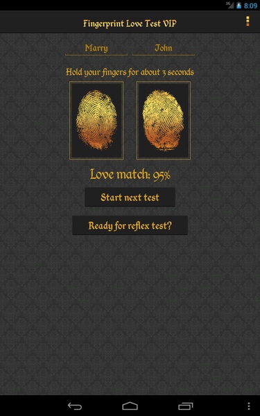Fingerprint Love Test VIP - Preview 5