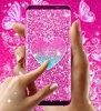 Pink glitter live wallpaper screenshot 4