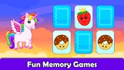 Unicorn Games for 2+ Year Olds screenshot 4