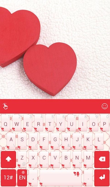 TouchPal SkinPack Simple Love - Preview 2