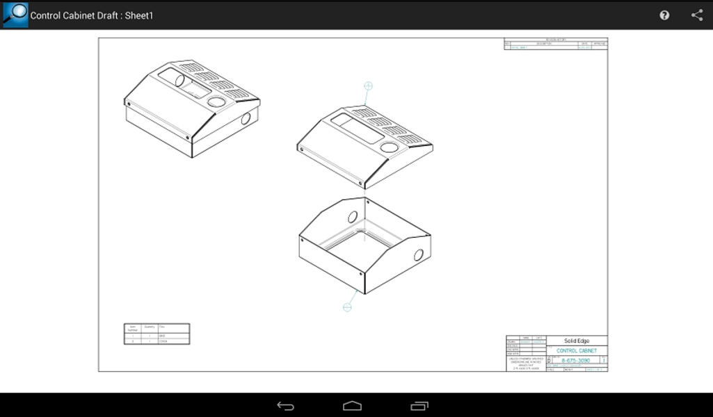 Solid Edge Mobile Viewer - Preview 2