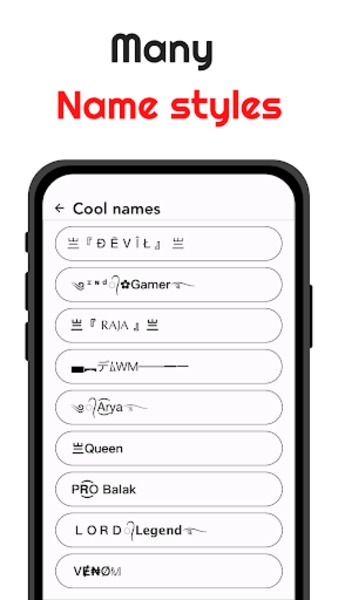 Name style fire : Nicknames APK for Android Download