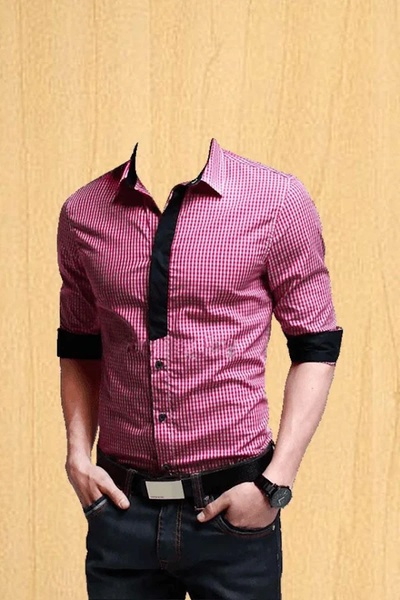 Man Shirt Photo Suit - Preview 5