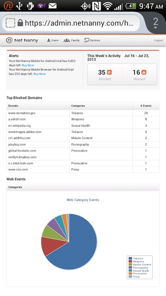 Net Nanny Parental Controls Browser - Preview 21