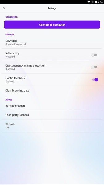 Opera Touch - Preview 3