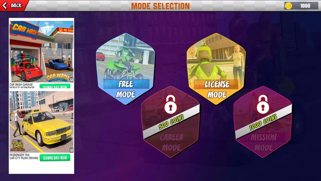 ATV Bike City Taxi Cab Simulator - Preview 9