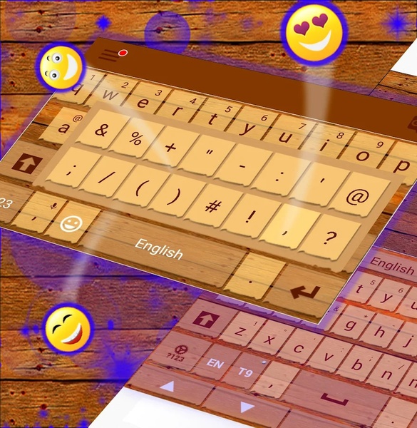 Wood Keyboard Theme - Preview 5