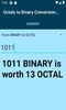 Octals to Binary Conversion Calculator screenshot 1