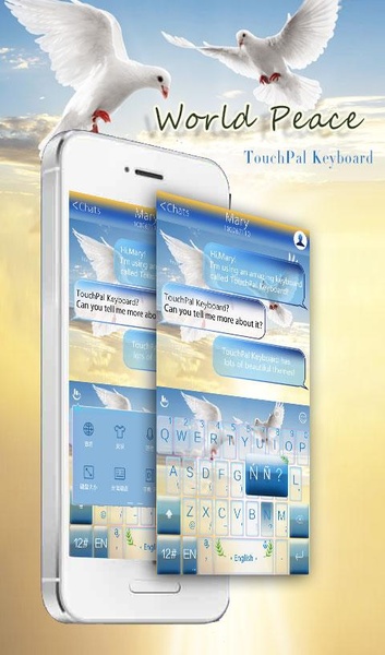 TouchPal SkinPack World Peace - Preview 3