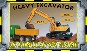 Heavy Excavator 3D screenshot 1