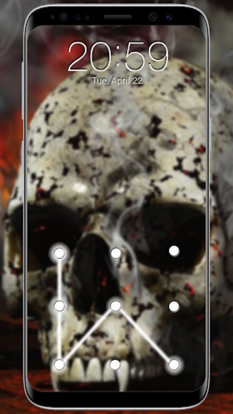 Skull Pattern Screen Lock - Preview 2