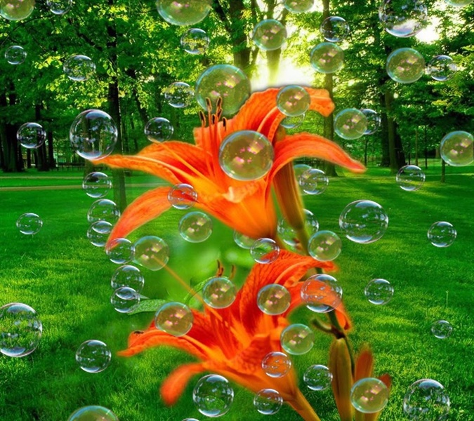 Galaxy 3d Bubble Wallpaper - Preview 1