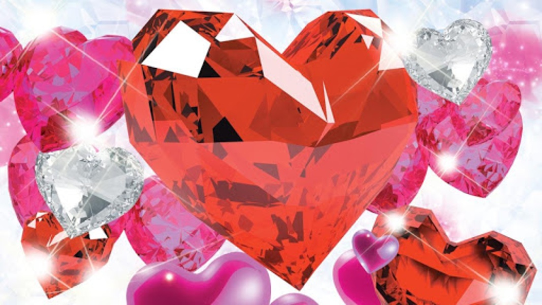 Diamond Hearts Live Wallpaper - Preview 2
