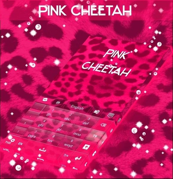 Pink Cheetah GO Keyboard - Preview 2