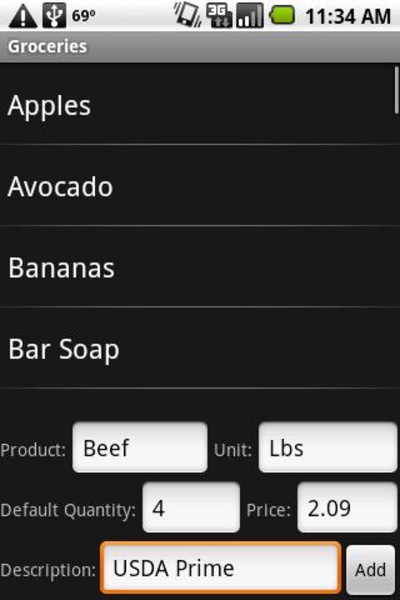 Shopping List Plus - Preview 2