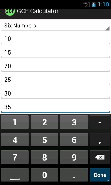 GCF Calculator - Preview 2
