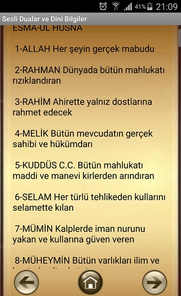 Sesli Dualar ve Dini Bilgiler - Preview 3
